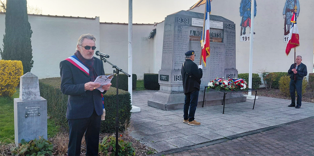 Hommage aux soldats tombés